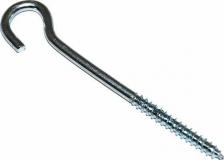 Саморез/шуруп Креп-Комп Шуруп с полукольцом, 6x40, 250 шт. шп640м представляет собой прочный металлический крепеж с крюкообразным наконечником. Изделие используется