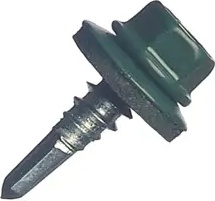 Саморез/шуруп Металлсервис Кровельный саморез 5.5x19 RAL 6005 100 шт