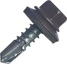 Саморез/шуруп Металлсервис Кровельный саморез 5.5x19 RAL 8017 100 шт