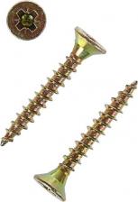 Саморез/шуруп Металлсервис Универсальный саморез 3,5x30 мм, желтый цинк, 1000 шт. 1242632