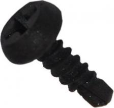 Саморез/шуруп Метизный двор Оксидированный саморез-клоп со сверлом Саморез клоп 3,5х11 оксидированный, сверло, 1000 шт. 4607159062819