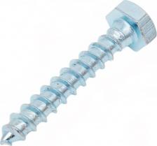 Саморез/шуруп Метизный двор Шуруп-глухарь Шуруп глухарь с шестигранной головкой 10x60, 3 шт. 4607173901279