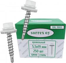 Саморез/шуруп Sorrex Саморезы кровельные окрашенные предназначены для крепления кровельных и фасадных металлических листов к деревянным и металлическим конструкциям 4673763348113