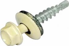 Саморез/шуруп Starfix Кровельный оцинкованный саморез 5,5x19 мм, RAL 1015, 300 шт. SMC3-90845-300