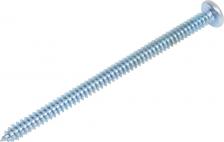 Саморез/шуруп Starfix Шуруп 6.3x100 мм, полусферическая головка, белый цинк, острый, DIN 7981, 10 шт. в зип-локе SMZ3-58360-10