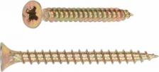 Саморез/шуруп Starfix Шуруп универсальный SMC2-15405-1000, 3.0х25 мм, желтый цинк, 1000 шт. в картонной упаковке