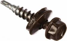 Саморез/шуруп Tech-Krep Саморез 4,8х28 RAL8017 шоколад. корич. 60 шт