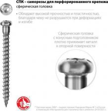 Саморез/шуруп Зубр Саморезы для перфорированного крепежа СПК 4606373447846