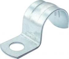 Сантехнический хомут Накрепко Скоба однолапковая оцинкованная 25 мм 4 шт