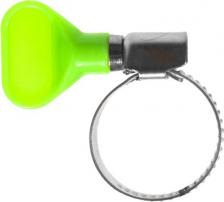 Сантехнический хомут Политех Червячные хомуты накатные с пластиковым ключом, нерж. сталь, 10 шт. в упаковке, 16-25 мм 3204225