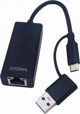Ethernet адаптер Digma DLA-GTUC01