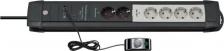 Сетевой фильтр Brennenstuhl 1156050071 удлинитель Premium-Line Comfort Switch Plus, 3м, черный