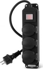Сетевой фильтр Buro Сетевой фильтр 300MDP-3-B, 3м, черный 4630143171747