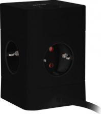 Сетевой фильтр Buro Сетевой удлинитель BU-PTE4.1UC-B, 1.5м, черный