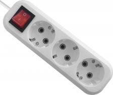Сетевой фильтр Defender Удлинитель с заземлением L330 16 А, 15 м, заземление, выключатель