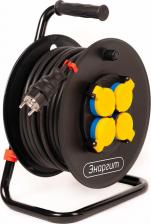 Сетевой фильтр Энаргит Удлинитель на пластиковой катушке ПК-1 с термодатчиком: КГ/H05RR-F 3x2,5 арт. ПК1-325-20К-4-44-Т отличается компактностью, легким весом и высоким