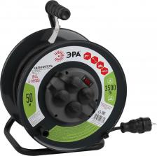 Сетевой фильтр Эра RMx-4es-3x1.5-50m-IP44(KG) Удлинитель силовой RMx-4es-3x1.5-50m-IP44(KG) на металлической катушке c заземлением 4 розетки 50м КГ 3х1.5мм2, цена за 1