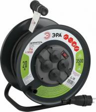 Сетевой фильтр Эра RMx-4es-3x2.5-20m-IP44(KG) Удлинитель силовой RMx-4es-3x2.5-20m-IP44(KG) на металлическая катушке с заземлением 4 розетки КГ 3x2,5м2 20 м 16А, цена