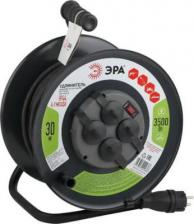 Сетевой фильтр Эра RMx-4es-3x2.5-30m-IP44(KG) Удлинитель силовой RMx-4es-3x2.5-30m-IP44(KG) на металлической катушке c заземлением 4 розетки 30м КГ 3х2.5мм2, цена за 1
