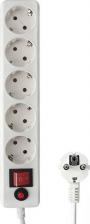 Сетевой фильтр Гарнизон Сетевой фильтр 5 Sockets 1.8m White EHLW-1