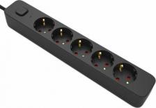Сетевой фильтр Гарнизон Сетевой фильтр 5 Sockets 2m Black EPS-5-B-2