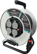Сетевой фильтр iTOK Удлинитель силовой на металлической катушке серии iCONNECT PRO предназначен для подключения различных электрических приборов, механизмов 4631177070303