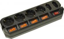 Сетевой фильтр MOST Сетевые фильтры Сетевой фильтр ARG 5м (6 розеток) черный