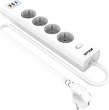 Сетевой фильтр Philips Сетевой фильтр CHP4346WA/51 2м (4 розетки) белый (коробка)