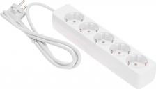 Сетевой фильтр ProConnect Удлинитель 5 гнезд, 1,5м, 3х0,75мм?, с/з, белый, цена за 1 шт