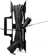 Сетевой фильтр RedVerg Удлинитель силовой MA-288, розеток 1шт, 3x1.0 кв.мм, 16A, 10м, КГ, рамка пластиковая, черный