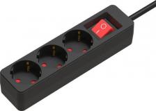 Сетевой фильтр Ritmix Сетевой фильтр RM-530K, 5м, черный