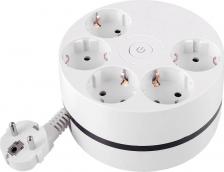 Сетевой фильтр RocketSocket Удлинитель Power Wheel Extended 5005 (GNS5005)