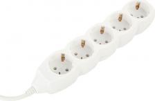 Сетевой фильтр Sonnen Удлинитель сетевой U-155G, 5 розеток, c заземлением, 10А, 5 м, 511437