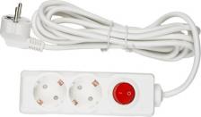 Сетевой фильтр Uniel Удлинитель Стандарт, 3 м (S-GCD2-3B)