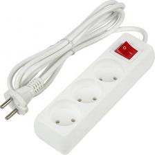 Сетевой фильтр Uniel Удлинители бытовые S-CU3-2B WHITE, цена за 1 шт
