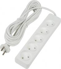 Сетевой фильтр Uniel Удлинители бытовые S-CU5-5 WHITE, цена за 1 шт