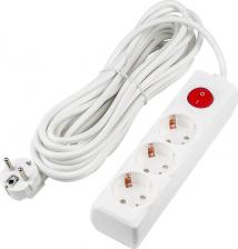 Сетевой фильтр Uniel Удлинители бытовые S-GCU3-7B WHITE, цена за 1 шт