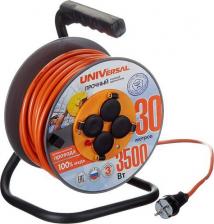 Сетевой фильтр Универсал Удлинитель ВЕМ-250 IP-44 термо ПВС 3*2,5 катушка 4гн. 30м 9634207