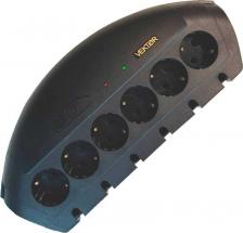 Сетевой фильтр Vektor Сетевые фильтры Сетевой фильтр F-50Е светло-серый 5м + защита от 380 V