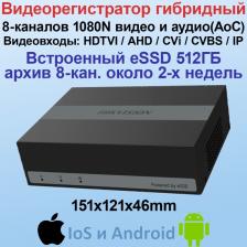 Сетевой видеорегистратор HiWatch DS-H108EGA