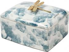 Шкатулка Garda Decor Шкатулка со стрекозой 19x14x13см