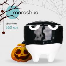 Шкатулка Moroshka Шкатулка Irony, 10х10х9,5 см., цвет черный и белый 4620034674938