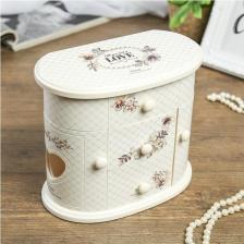 Шкатулка Сима-Ленд Шкатулка музыкальная механическая "Комод с цветами" белая 17,5.20х11 см 3654660