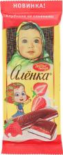 Шоколад Аленка Шоколад Красный Октябрь молочный с клубникой со сливками 87 г