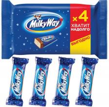 Шоколад Milky Way Шоколадные батончики (4 штуки по 26 г)