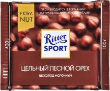 Ritter Sport "Цельный лесной орех" Шоколад молочный с цельным обжаренным орехом лещины, 100 г – фото 3