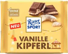 Шоколад Ritter Sport Шоколад молочный ванильный рогалик
