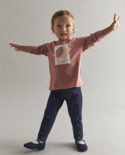 Штанишки для малыша Sfera Джинсовые леггинсы из трикотажа, светло-голубой