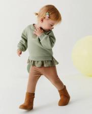 Штанишки для малыша Sfera Леггинсы из велюра, песочный