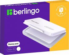 Штемпельная продукция Berlingo Штемпельная подушка, 105*73мм, неокрашенная, металлическая